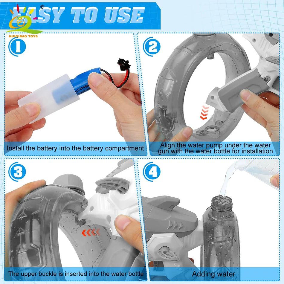 Pistola de Agua Shark