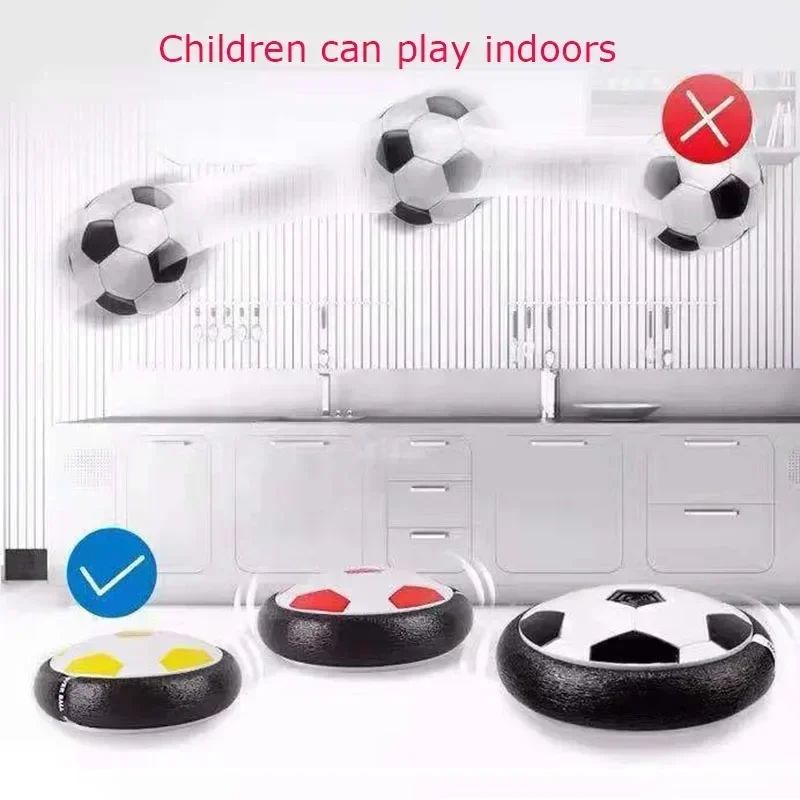Pelota Plana De Fútbol Flotante Led